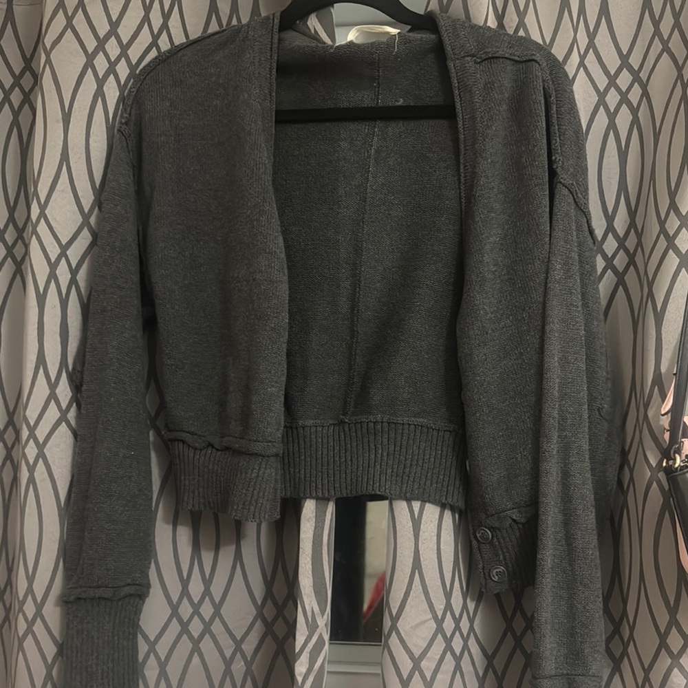 Natural Life Dark Gray Cardigan Sweater